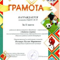 32.Грамота 2 место-Знатоки спорта